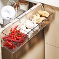 thumbnail image 2 of IFANLANDOR Hanging Kitchen Baskets 1Set Square Transparent Over Cabinet Door Organizer for Vegetable and Onion, 2 of 8