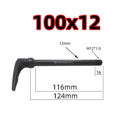 Levier d'Axe Traversant pour Vélo 100/142/148X12mm pour Boost Bmc pour Cube pour S-Works 100X12mm