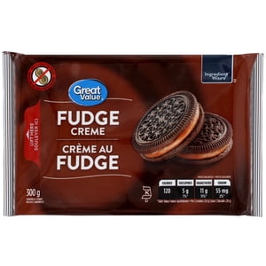 Great Value Fudge Creme Sandwich Cookies