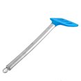 thumbnail image 3 of Unique Bargains Kitchenware Stainless Steel Grip Silicone Slotted Pancake Turner Spatula Purple, 3 of 3