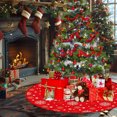 thumbnail image 4 of Christmas Tree Skirt 35 in Print Bottom Decoration, 4 of 6