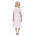 thumbnail image 2 of Pyjamas pour Enfants Chemise de Nuit Été Princesse Pure Mince Manches Courtes Dentelle Robe de Maison Vêtements Fille Ado Rouge 9-10 Ans, 2 of 2