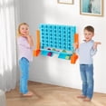 thumbnail image 4 of Costway Wall Mounted or Tabletop Giant 4 in a Row Jumbo 4-to-Score Connect Game Set Orange, 4 of 10