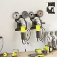 thumbnail image 2 of Angle Grinder Wall Mount, Tool Organizer Wall Mounted, Heavy Duty Metal Power Tool Storage Rack, Workshop Garage Organizer, Storage for Home Tool Room and Auto Repair Shop, 2 of 7