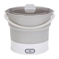 thumbnail image 3 of TIMIFIS Folding Hot Pot Boiling Pot Portable Folding Hot Pot Travel Hot Pot Kettle Kitchen Utensils, 3 of 8