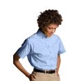 thumbnail image 1 of Edwards Garment Chemise Popeline à Col Boutonné pour Femmes, Bleu Denim, Petit, 1 of 1