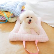 Dvkptbk Dog Mat Dog Bed Mat Dog Sleeping Pad Pet Mattress Bed Pad Thick Soft Cushion Velvet Pad