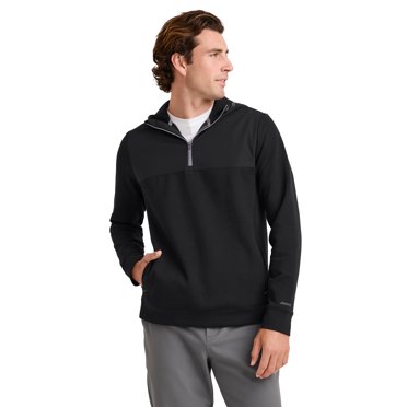 Jockey Men's EverActive Mixed Media 1/2 Zip Hoodie