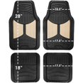 thumbnail image 5 of Monster Eye Full Set Floor Mats - BLACK, 5 of 5