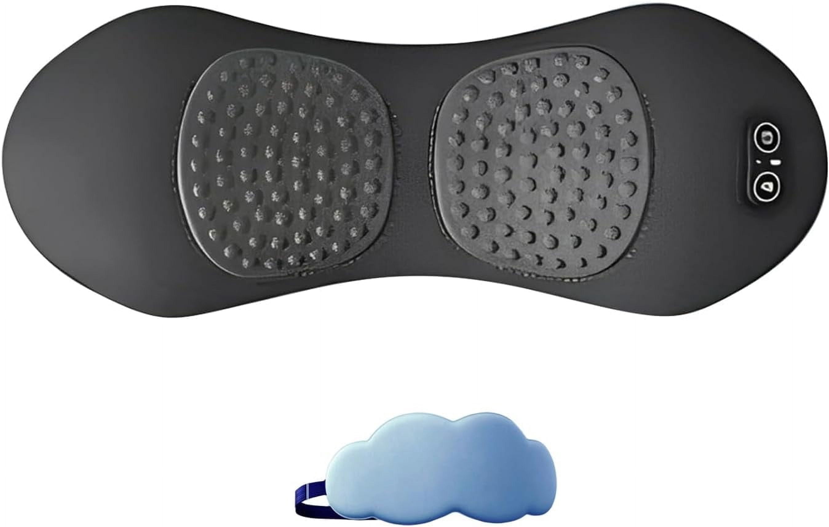 KANOHENO Triple Fusion Back Massager with Traction, Vibration & Heat, Relieves Tension and Muscle Pain – Deep Tissue Relaxation for Back, Neck, Shoulders & Legs