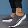 thumbnail image 2 of DXOUPM Mens Slip on Shoes Closed Toe Lightweight Walking Shoes Breathable Slippers Going Out, 2 of 3