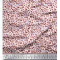 thumbnail image 1 of Soimoi Poly Georgette Fabric Floral Shirting Decor Fabric Printed Yard 52 Inch Wide, 1 of 3