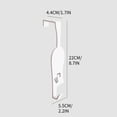 thumbnail image 1 of Hat Rack for Wall Hanger and Storage Rack Behind The Door No Punching Kitchen Cabinet Door Wall Mounted Clothes Rack for Storing Clothes Hats Keys Kitchen Storage Cabinets, 1 of 2