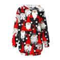 thumbnail image 4 of TIMIFIS Robe Longue Décontractée à Capuche pour Femmes Robe de Noël Moche Légère à Manches Longues avec Poche, 4 of 6