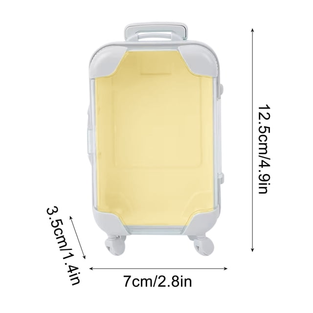 Boîtes de Rangement pour Maquillage, mini Voiture de simulation, Bagages, Cosmétiques, Décoration Intérieure