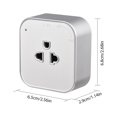 thumbnail image 3 of Yeacher Track Sockets Power Track Socket Outlet Electric Mobile Track Socket Power Track Adapter for Office Kitchen and Living Room, 3 of 8