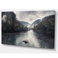 thumbnail image 2 of Design Art - Mountain River with Fog and Rain, 2 of 3
