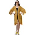 thumbnail image 3 of Moomaya Vêtements de Plage Imprimés pour Femmes Boléro à Franges Cache-Maillot Cardigan, 3 of 6