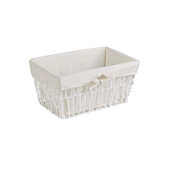 Hometrends Lined Rolled Paper Basket