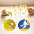 thumbnail image 2 of Pet Cat S-type Foldable Tunnel Toy with Feather Pet Interactive Toy Kitten Accessories for Indoor Cats, 2 of 8
