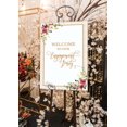 thumbnail image 3 of Darling Souvenir MADE WITH LOVE Watercolor Flower With Border,WelcomeSignLarge Decorative PosterWelcomeTo Our Engagement Poster For Easel Party Collection- 18x12, 3 of 5