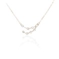 thumbnail image 1 of Ins Constellations Theme Friendship Necklace Rhinestone Comfortable Delicate with Display Card Pendant for Lover Festival Gifts Capricorn Silver, 1 of 6