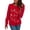 Red, variant on Zhanying Ladies Christmas Sweaters Round Neck Vintage Family Christmas Sweater Cute and Cozy Holiday Sweater for Women