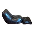 thumbnail image 1 of Boscoman Vinyl Bean bag Lounger with Footrest, 1 of 2