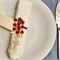 thumbnail image 1 of Amzcrzy Kitchen Appliances Valentine'S Day Rose Flower Napkin Button Restaurant Love Napkin Ring Love Pearl Napkin Ring Table Napkin Button Kitchen Utensils Set Kitchen Gadgets Kitchen Essentials, 1 of 1