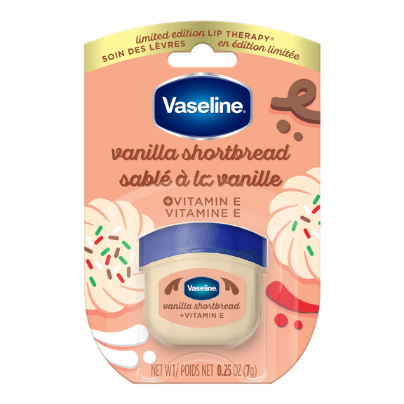 Vaseline Lip Therapy Cutie Jar 7g Shortbread Gift set