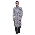 thumbnail image 2 of Atasi Kurta Pathani pour Hommes à Col Classique à Manches Longues Salwar Ensemble de Kurta de Mariage, 2 of 5