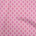thumbnail image 1 of oneOone Rayon Light Pale Pink Fabric Running Stitch Sewing Craft Projects Fabric Prints By Yard 56 Inch Wide, 1 of 4
