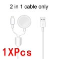 thumbnail image 1 of 2 in 1 Wireless Charger Compatible for Apple Watch Series 4 3 2 1, USB..., 1 of 9