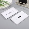 thumbnail image 4 of KAKOWELY Toggle Switch Cover 4pcs Toggle Switch Plate Wall Plate Toggle Switch Guard Decorative Switch Plate Cover Electrical Light Switch Cover Wall Plate, 4 of 4
