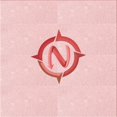thumbnail image 1 of Ahgly Company Tapis d'Intérieur Lavable en Machine Carré Transitionnel Rouge Pastel Rose, 6 Pieds Carré, 1 of 7