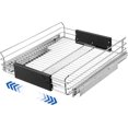 thumbnail image 1 of Expandable Pull Out Cabinet Organizer, Slide Out Drawers for Kitchen Cabinets, Heavy Duty Storage Drawers, Chrome Plated Cabinet Wire Shelf , Adjustable Width 12.5~20.2" W x 17.3" D, 1 of 9