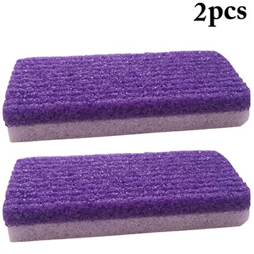 2 Pcs Pierres Poncées pour les Pieds Saines Naturelles Faciles à Utiliser Pierres Poncées Éponges Poncées
