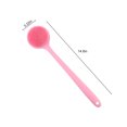 thumbnail image 3 of Brosse de Bain en Silicone Souple à Longue Poignée Brosse de Douche Brosse de Lavage Arrière, 3 of 6