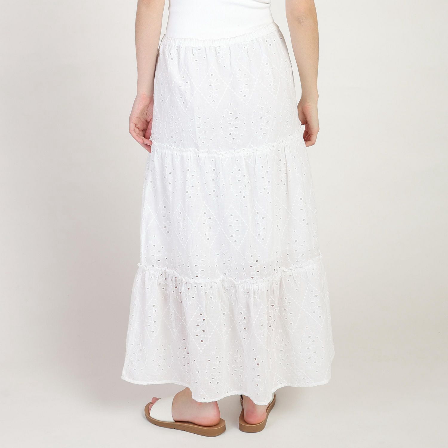 Bloom Girl, Embroidered Eyelet Maxi Sizes XS-XL
