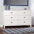 thumbnail image 4 of Kayla 6 tiroirs Commode, blanc, 4 of 9