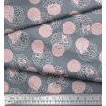 thumbnail image 2 of Soimoi Rayon Fabric Dot,Bird & Fish Kids Decor Fabric Printed Yard 56 Inch Wide, 2 of 3