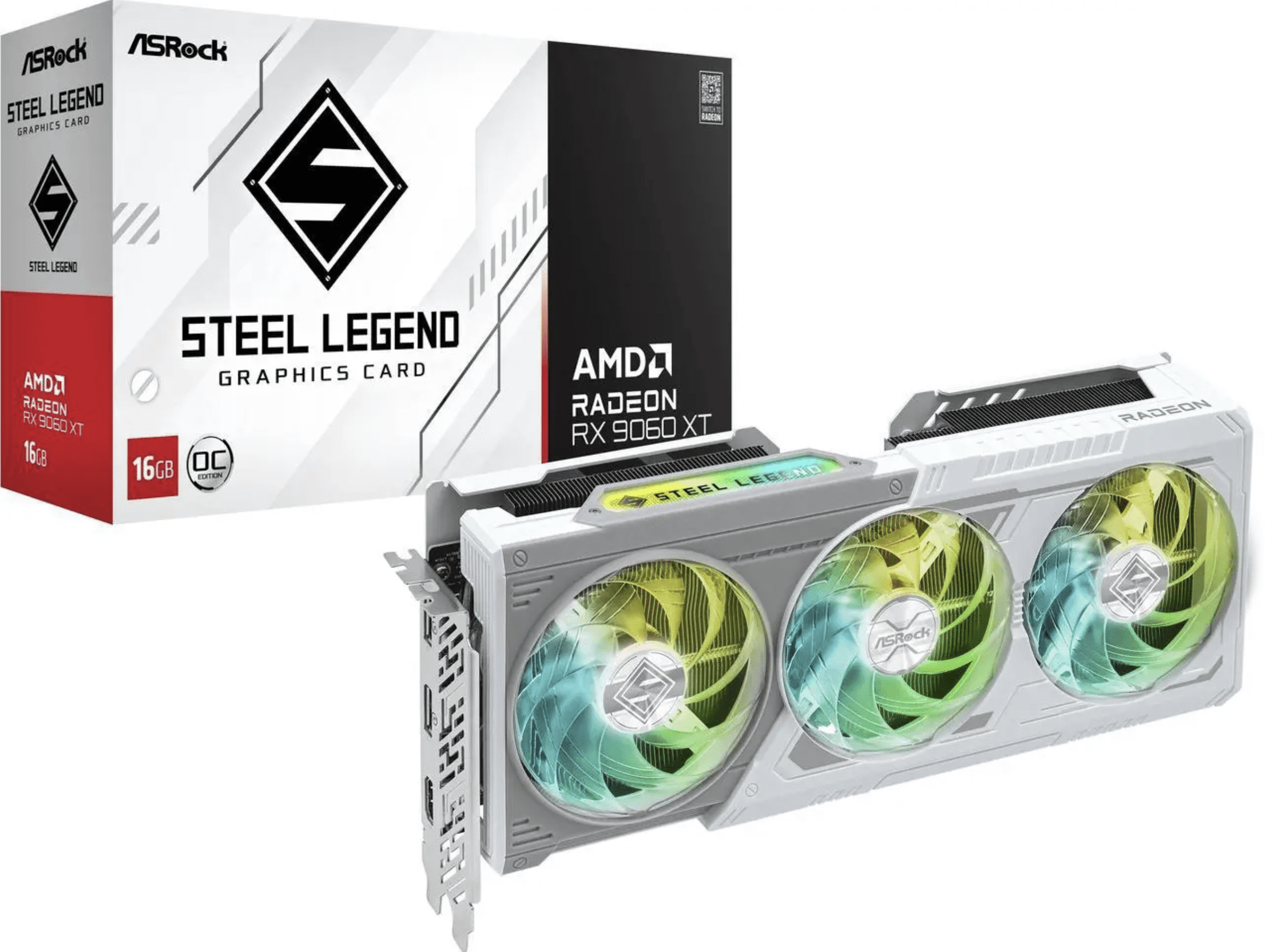 ASRock Steel Legend Radeon RX 9060 XT 16GB GDDR6 PCI Express 5.0
