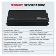 thumbnail image 5 of 2000W Car Home Power Amplifier Class D Car Digital Amplifer Car Amplifier For Cars Amplifier Subwoofer ,Bluetooth 5.0, 5 of 5