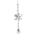 thumbnail image 1 of Crystal Light Catcher Prism Snowflake Wind Chime Hanging Christmas Sundrop (C), 1 of 7