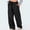 Black, variant on Miqool Women's Wide Leg Fleece Sweatpants Drawstring Elastic Waist Baggy Athletic Joggers Pants Casual Loose Comfy Lounge Pants with Pockets
