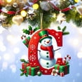 thumbnail image 4 of Bdday 26 Letters Christmas Tree Decoration Pendant Christmas Tree Ornaments Personalized DIY Christmas Ornaments Christmas Decoration Xmas Tree Hanging Decor Feature, 4 of 4