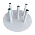 thumbnail image 2 of jifeng Flower Pole Display Stand Base Centerpiece Standing Flower Arrangement for Party Five Holes, 2 of 9