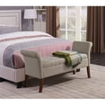 thumbnail image 1 of Convenience Concepts Designs4Comfort Banc de Rangement Garbo en Tissu Beige, 1 of 3