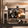 thumbnail image 3 of NEW 120W USB Power Desktop Computer Notebook Audio Speaker 3.5mm Earphone Jack,1 x 120W USB Power Computer Speakers,Black, 3 of 9
