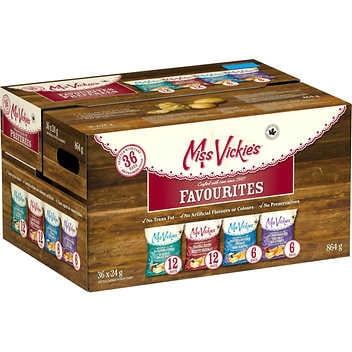 Miss Vickie's Potato Chips Variety Pack, 36 x 24 g